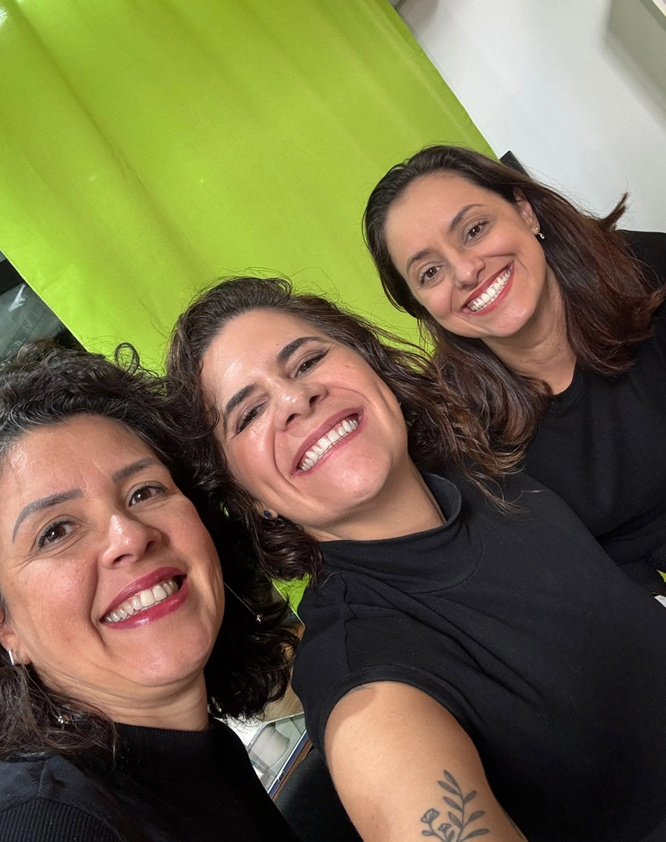 Selfie de Vânia Mantovan, Carol Fomin e Vânia Santiago